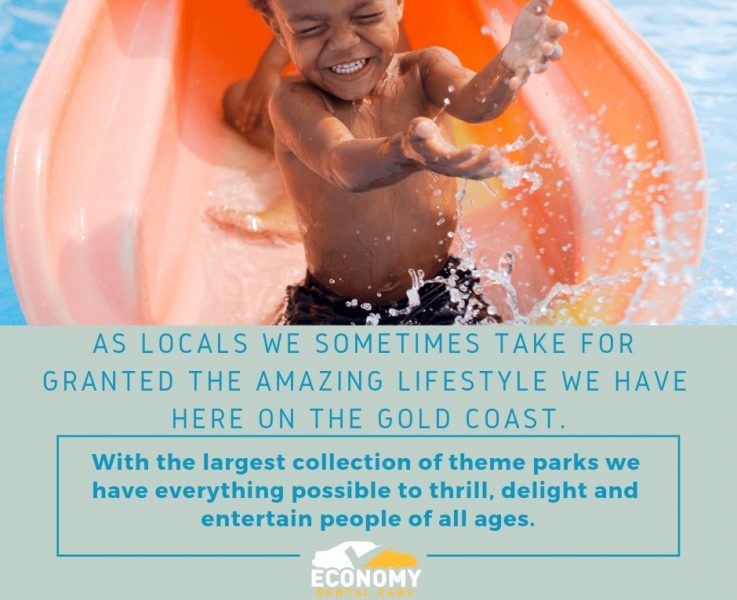 Kid in The Swimming Slide — Fast & Affordable Car Hires in Bilinga, QLD