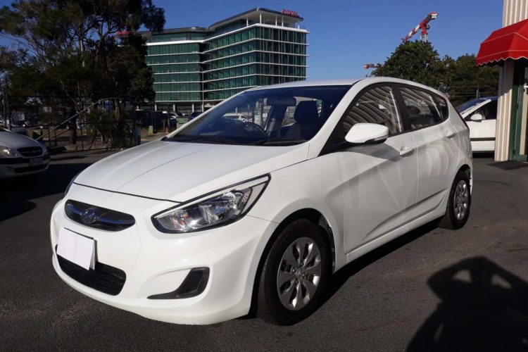 Economy Rental Cars White Car