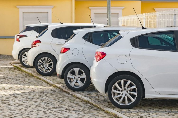 White Hatchback Cars